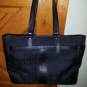 Coach Black Multi Tote